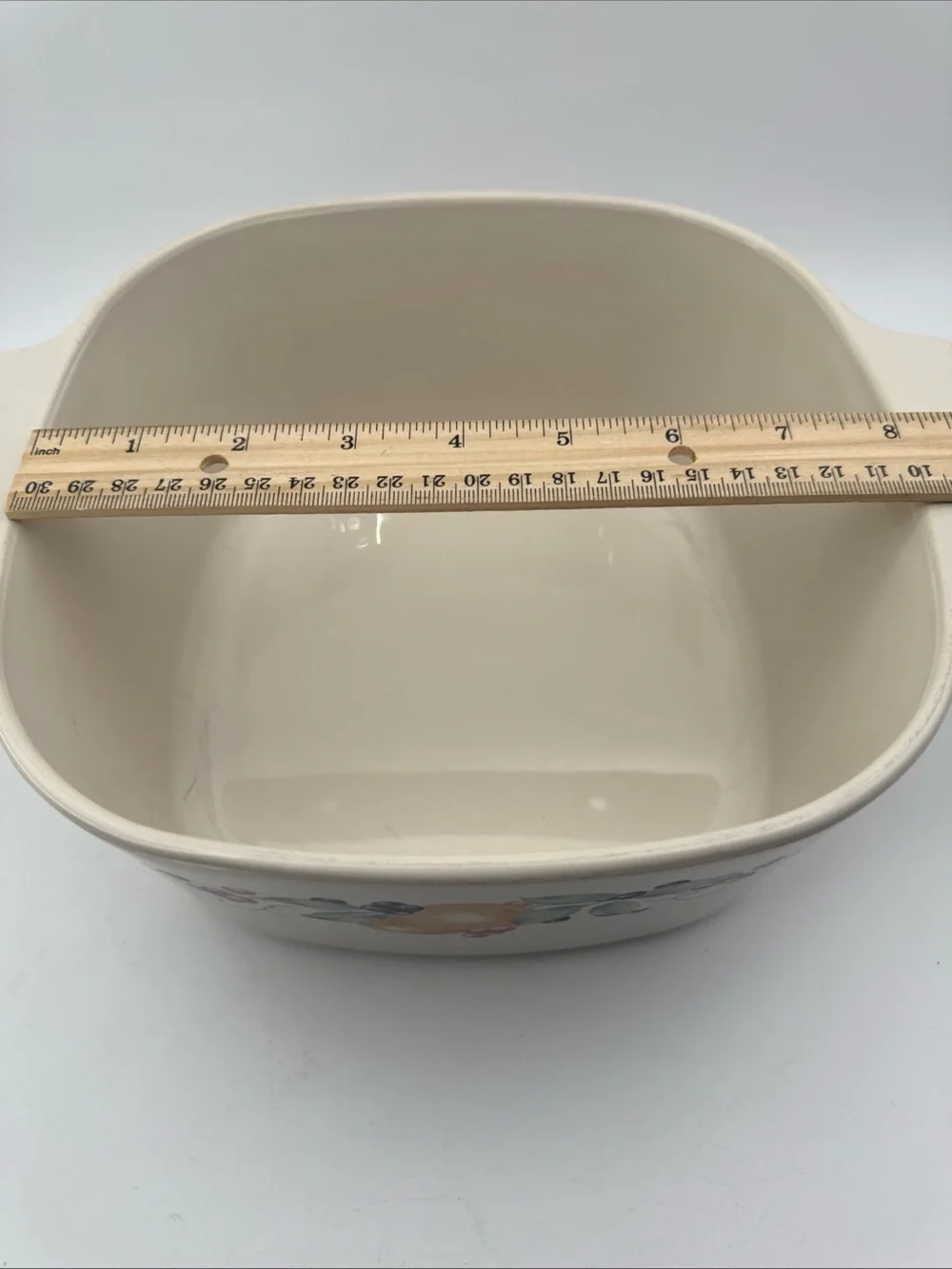 Corning Ware Abundance 3QT Casserole Dish A-3-B Amber Pyrex Lid No chips/cracks